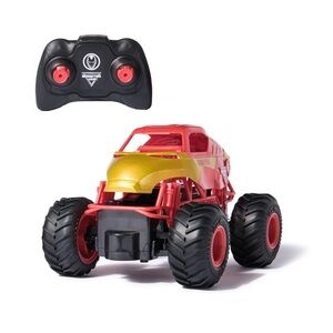 Monster Jam, Marvel Iron Man RC Monster Truck, 1:24 Scale, Kids Toys